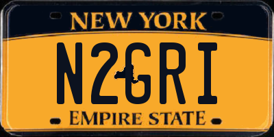 NY license plate N2GRI