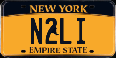 NY license plate N2LI