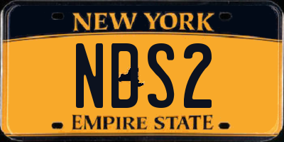 NY license plate NDS2