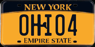 NY license plate OHIO4