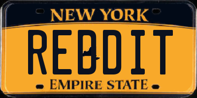 NY license plate REDDIT