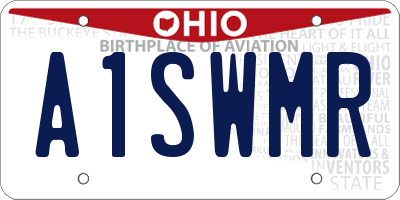 OH license plate A1SWMR