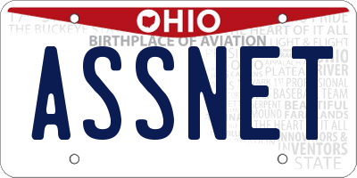 OH license plate ASSNET