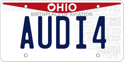 OH license plate AUDI4