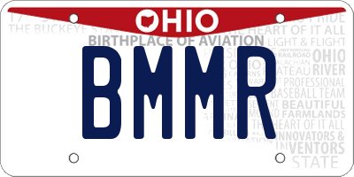 OH license plate BMMR