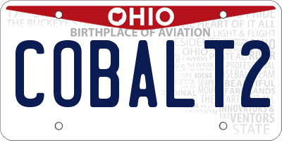 OH license plate COBALT2