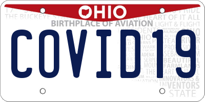 OH license plate COVID19