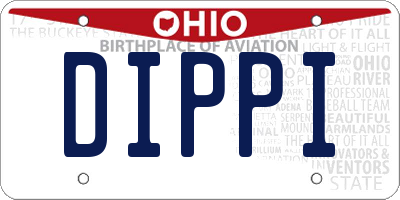 OH license plate DIPPI