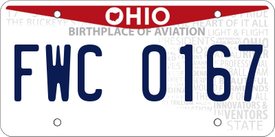 OH license plate FWC0167