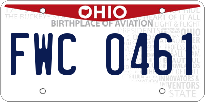 OH license plate FWC0461