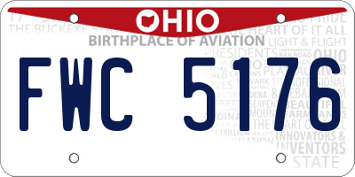OH license plate FWC5176