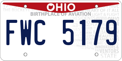 OH license plate FWC5179