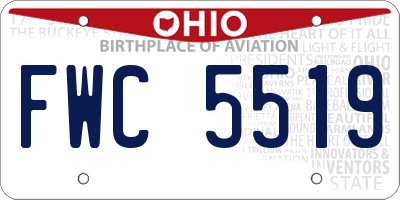 OH license plate FWC5519