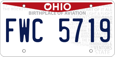 OH license plate FWC5719