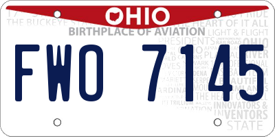 OH license plate FWO7145