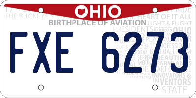 OH license plate FXE6273