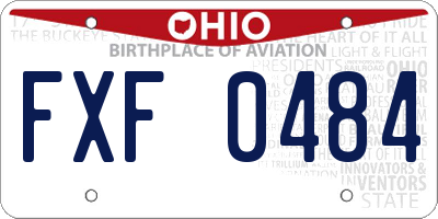 OH license plate FXF0484