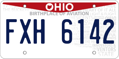 OH license plate FXH6142