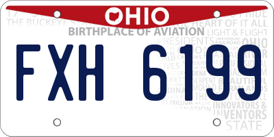 OH license plate FXH6199