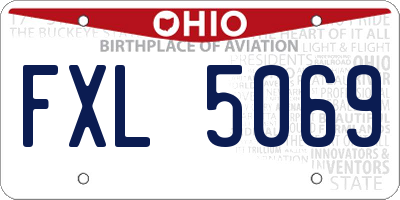 OH license plate FXL5069