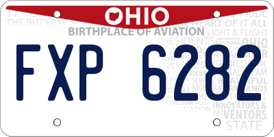 OH license plate FXP6282