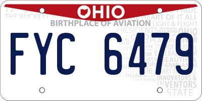 OH license plate FYC6479