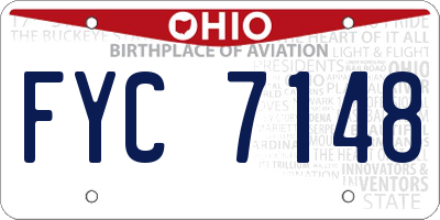 OH license plate FYC7148