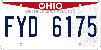 OH license plate FYD6175