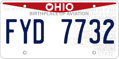 OH license plate FYD7732