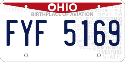 OH license plate FYF5169