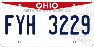 OH license plate FYH3229