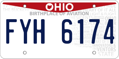 OH license plate FYH6174