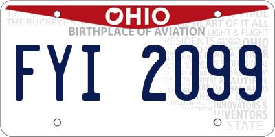 OH license plate FYI2099