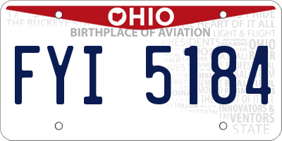 OH license plate FYI5184