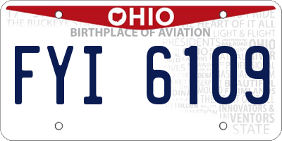 OH license plate FYI6109