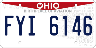 OH license plate FYI6146