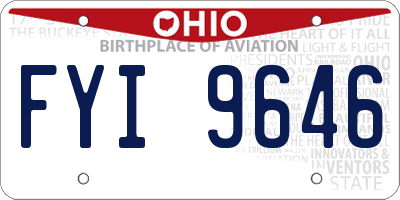OH license plate FYI9646