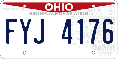 OH license plate FYJ4176