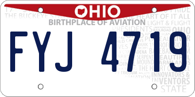 OH license plate FYJ4719