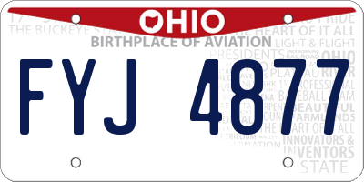 OH license plate FYJ4877