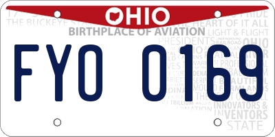 OH license plate FYO0169