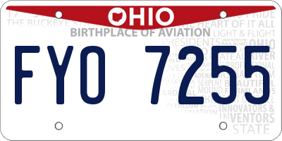 OH license plate FYO7255