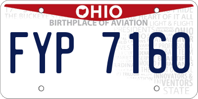 OH license plate FYP7160