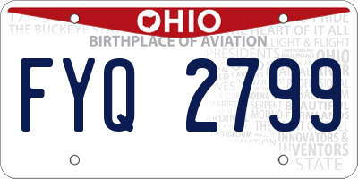 OH license plate FYQ2799