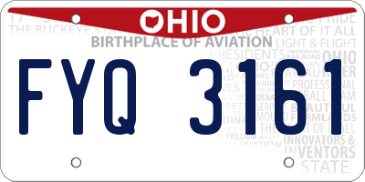 OH license plate FYQ3161