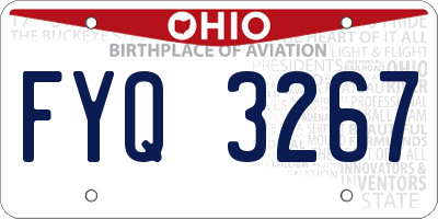 OH license plate FYQ3267