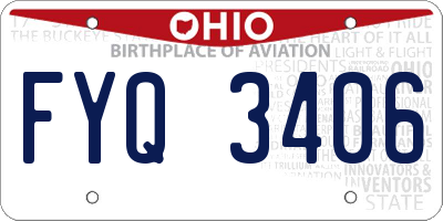 OH license plate FYQ3406