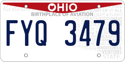 OH license plate FYQ3479