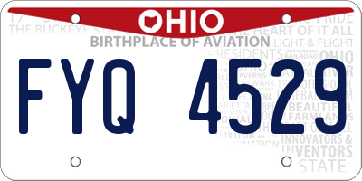 OH license plate FYQ4529