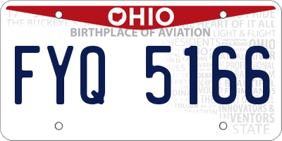OH license plate FYQ5166